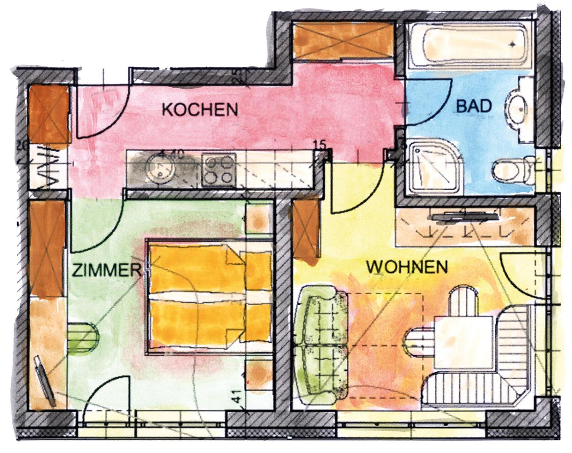 Haus Pia Leilighet Sölden Rom bilde